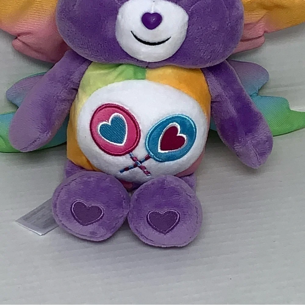 Care Bear Butterfly Share Care Bear Bean Stuffed Animal Plush Doll 9